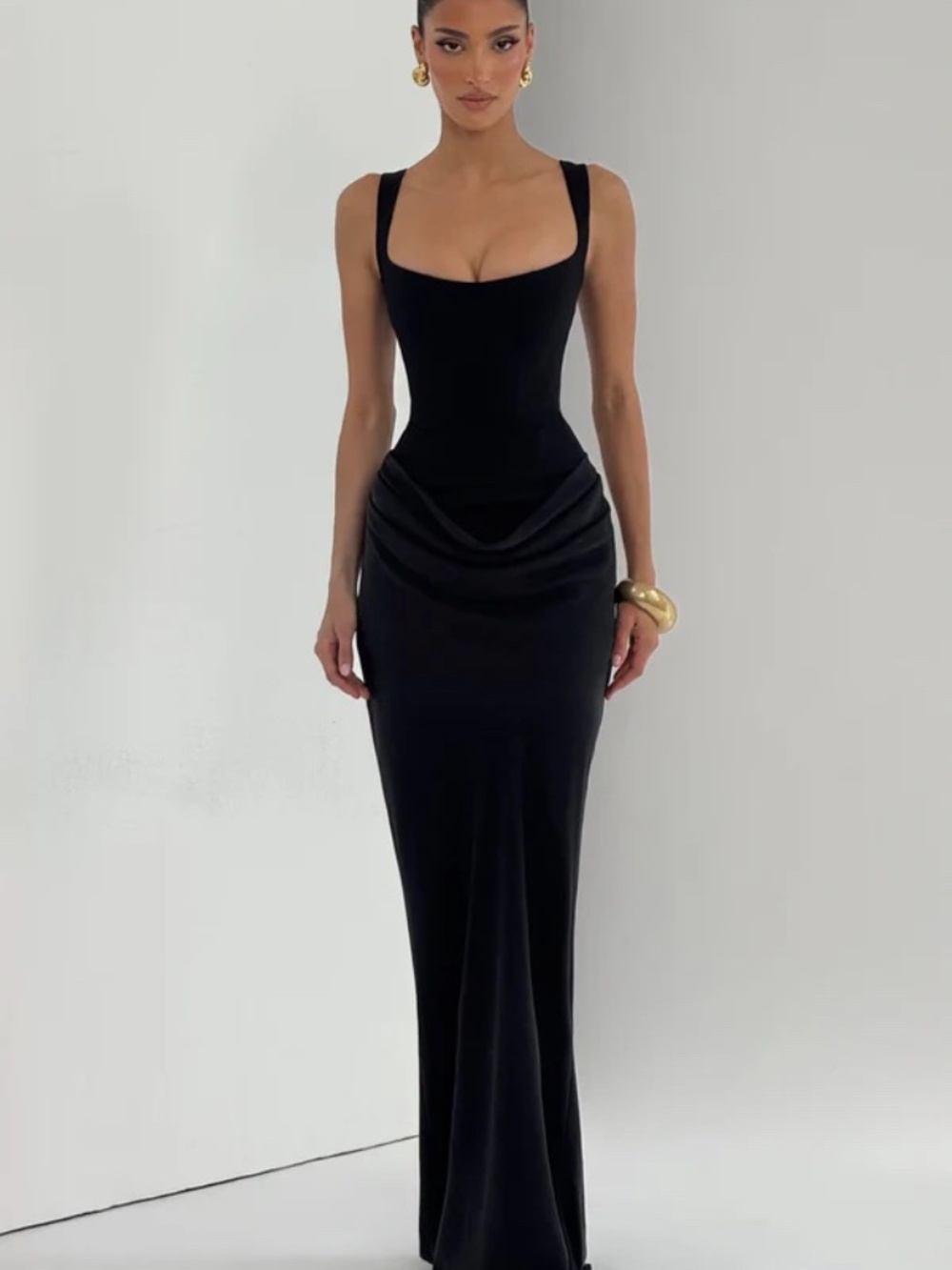 BABYBOO CORNELIA MAXI DRESS - XS BLACK